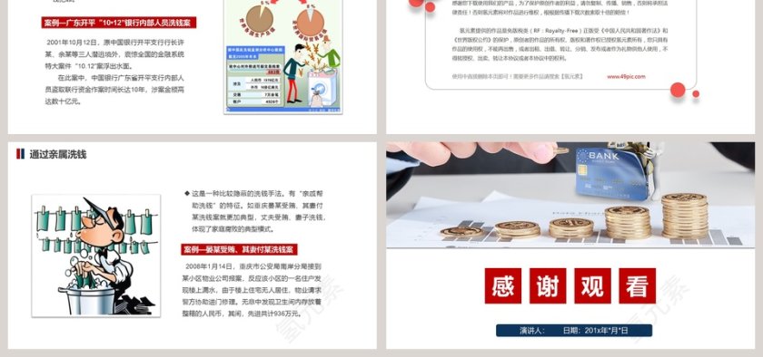 反洗钱知识培训反洗钱概念PPT模板第6张