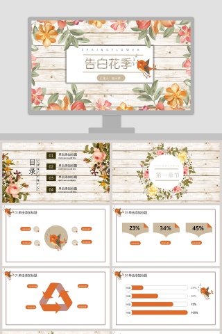 简约工作总结计划总结PPT模板