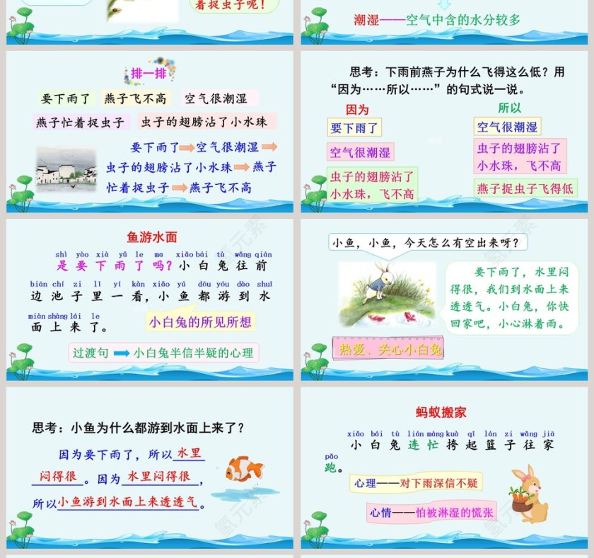 一年级语文下册要下雨了语文课件PPT第4张