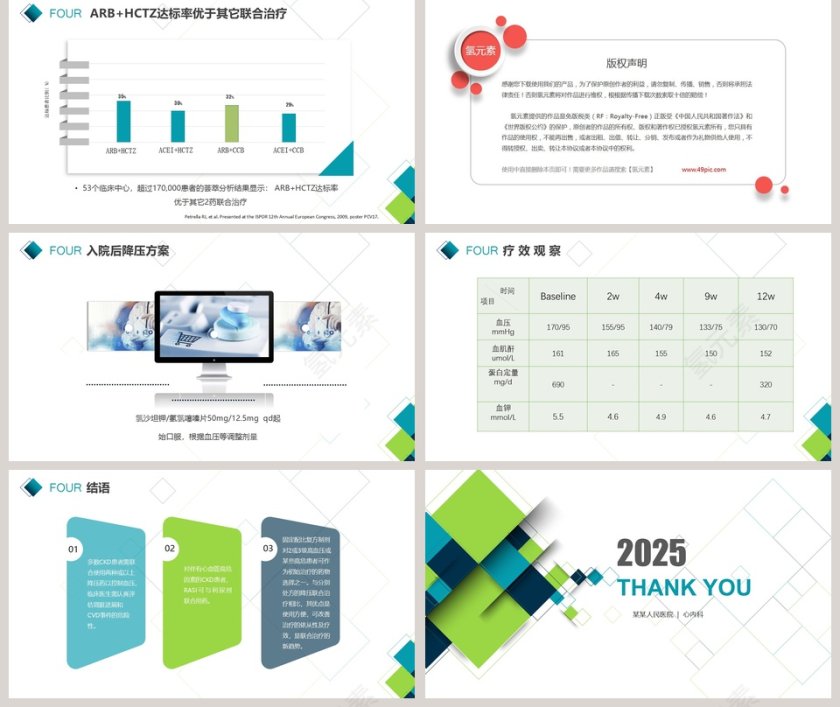 清新自然病例演讲比赛PPT第5张