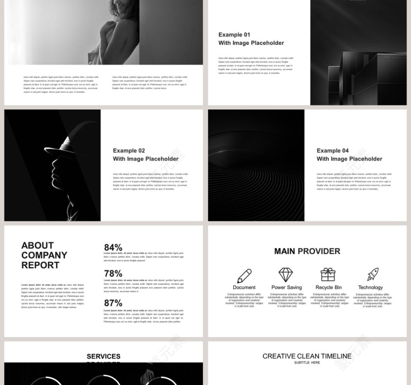 高端商务通用PPT模板第2张