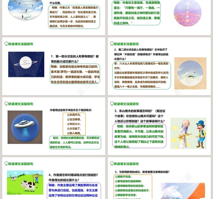课文解析部编版九年级语文上册创造宣言语文课件PPT第3张