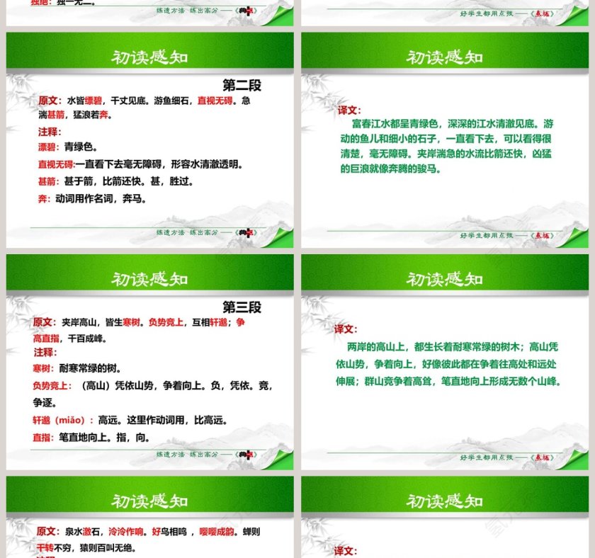 书信与朱元思书语文课件PPT第6张