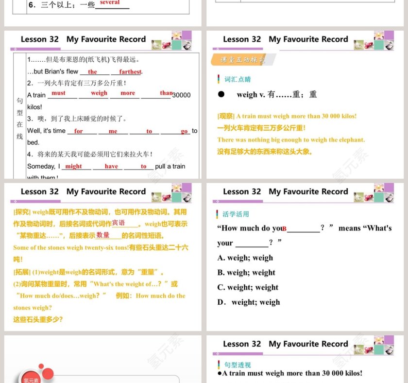 My Favourite Record-Unit 6教学ppt课件第2张