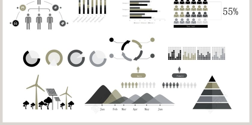 欧美极简PPT创意欧美杂志风创业书PPT模板 第15张