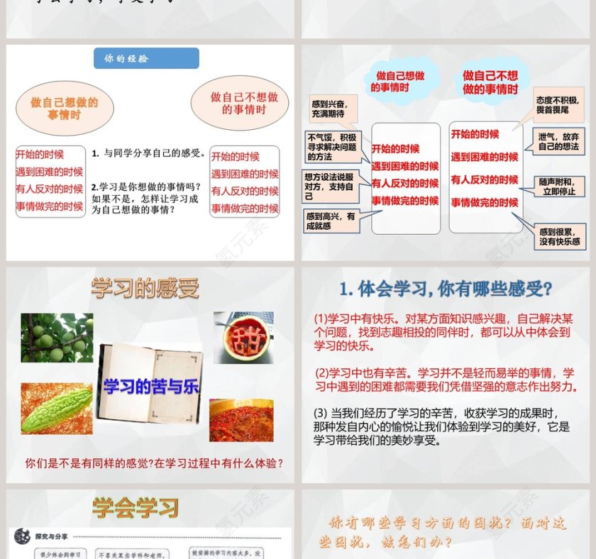 第二课 学习新天地 - 教育培训行业PPT模板设计第2张