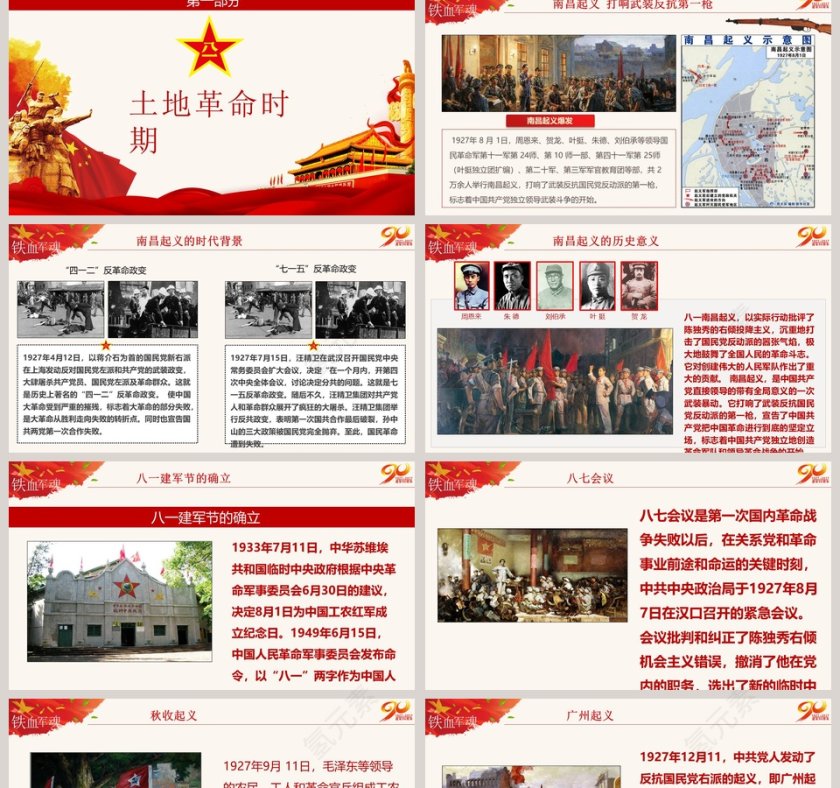 强军强国演说PPT模板第2张