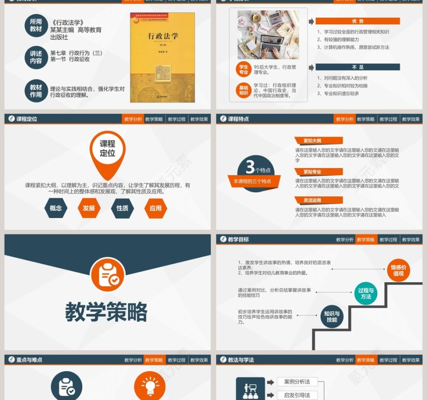 简洁教师说课公开课微课教师评比课件ppt模板幻灯片第2张