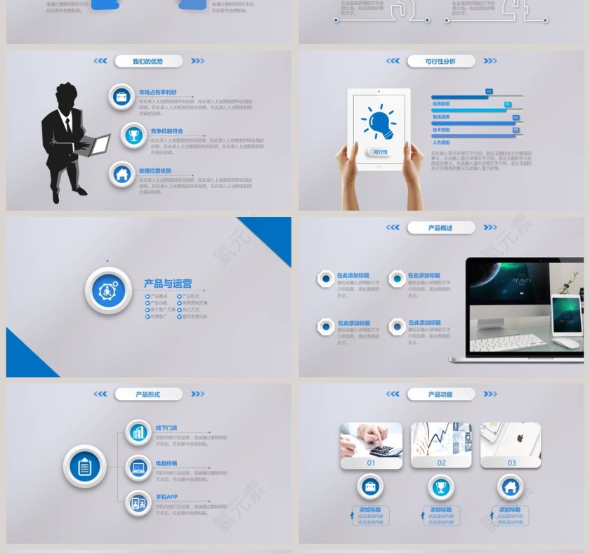 简洁实用商业融资计划书商业计划书PPT第4张