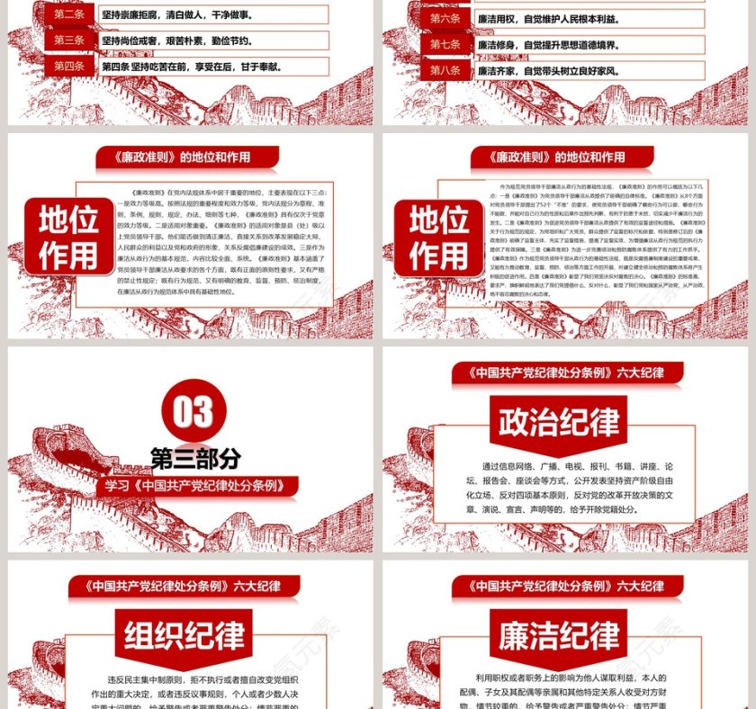 反腐廉政教育学习报告廉政廉洁ppt 第3张