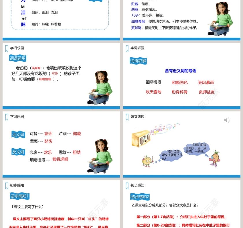 三年级语文上册在牛肚子里旅行PPT课件第3张