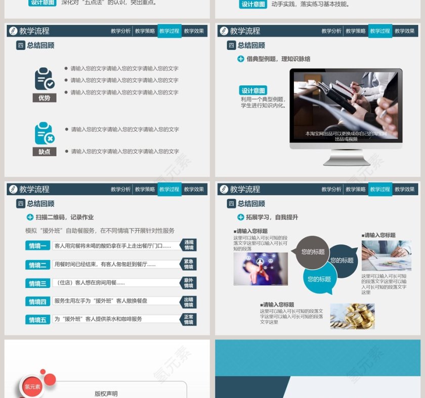 教师说课PPT模板教学设计第6张