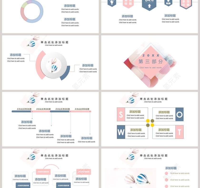 文艺小清新毕业论文答辩模板第3张
