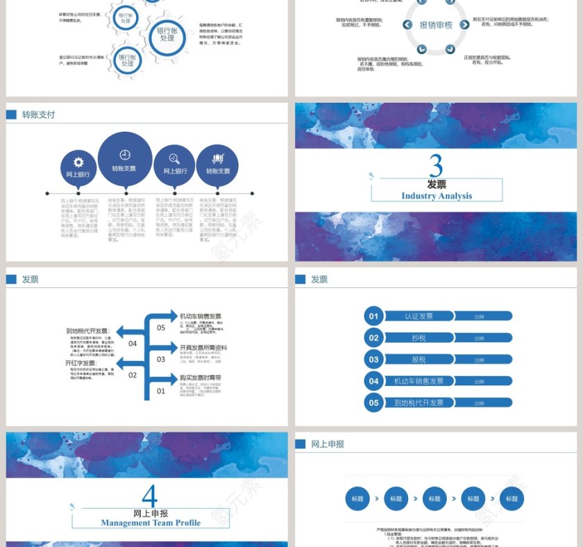 财务总结报告ppt工作总结ppt模板第3张