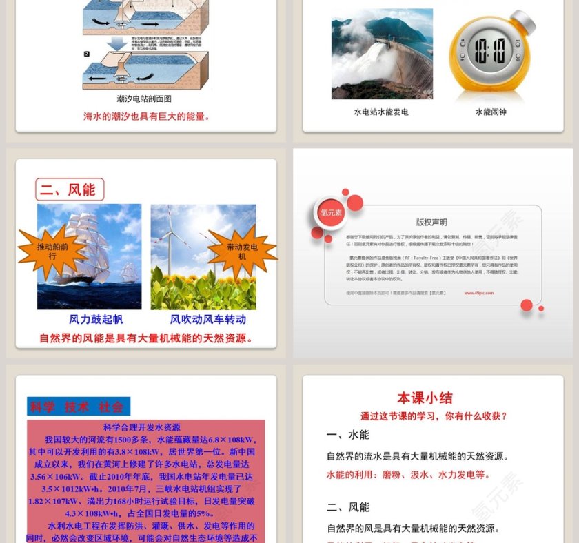 第十章 机械能及其转化 PPT模板第3张