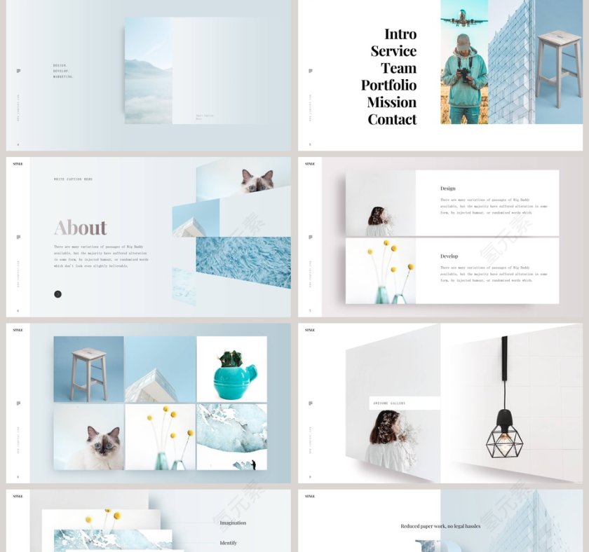 素雅蒂芙尼蓝提案第2张