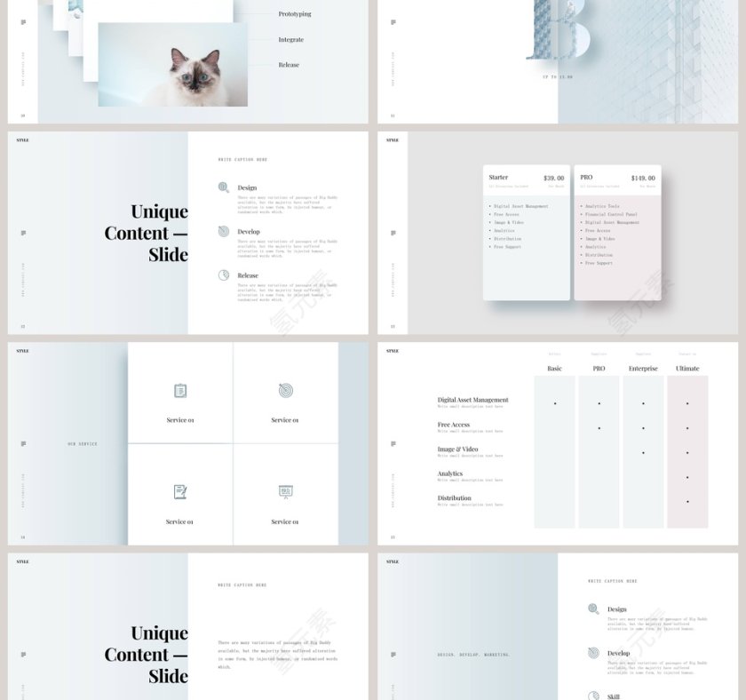 素雅蒂芙尼蓝提案第3张