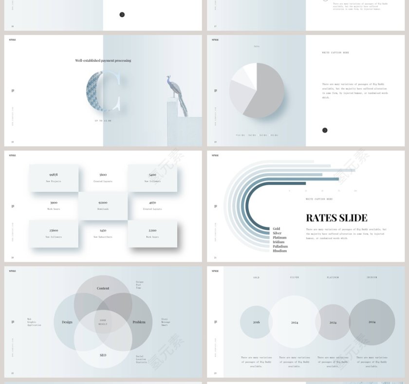 素雅蒂芙尼蓝提案第4张