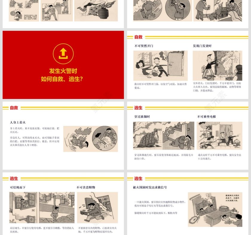 消防安全知识教育讲座PPT模板第7张