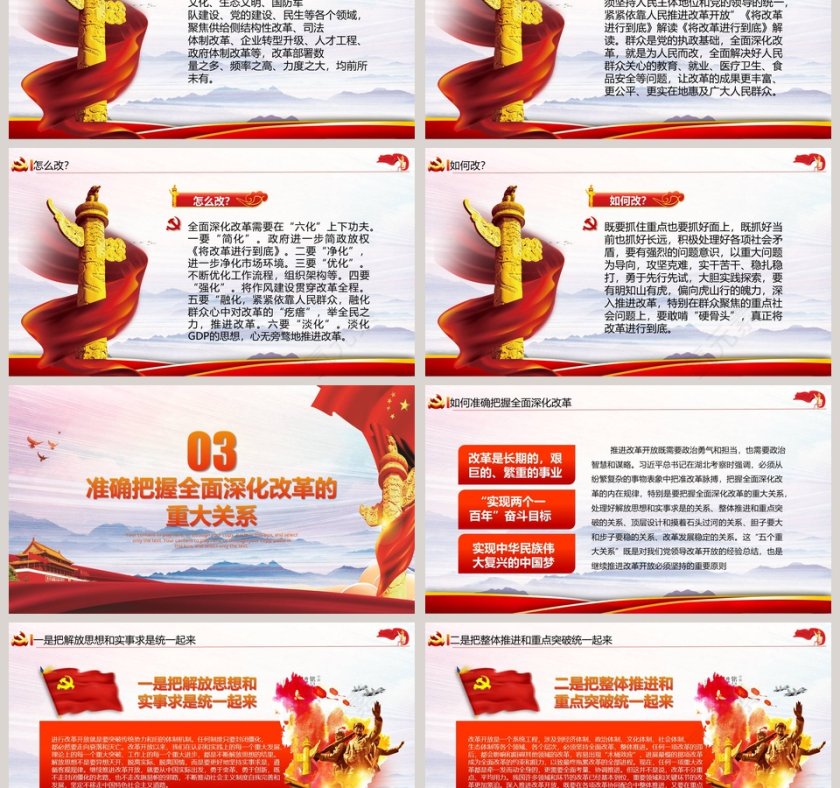 将改革进行到底PPT第3张