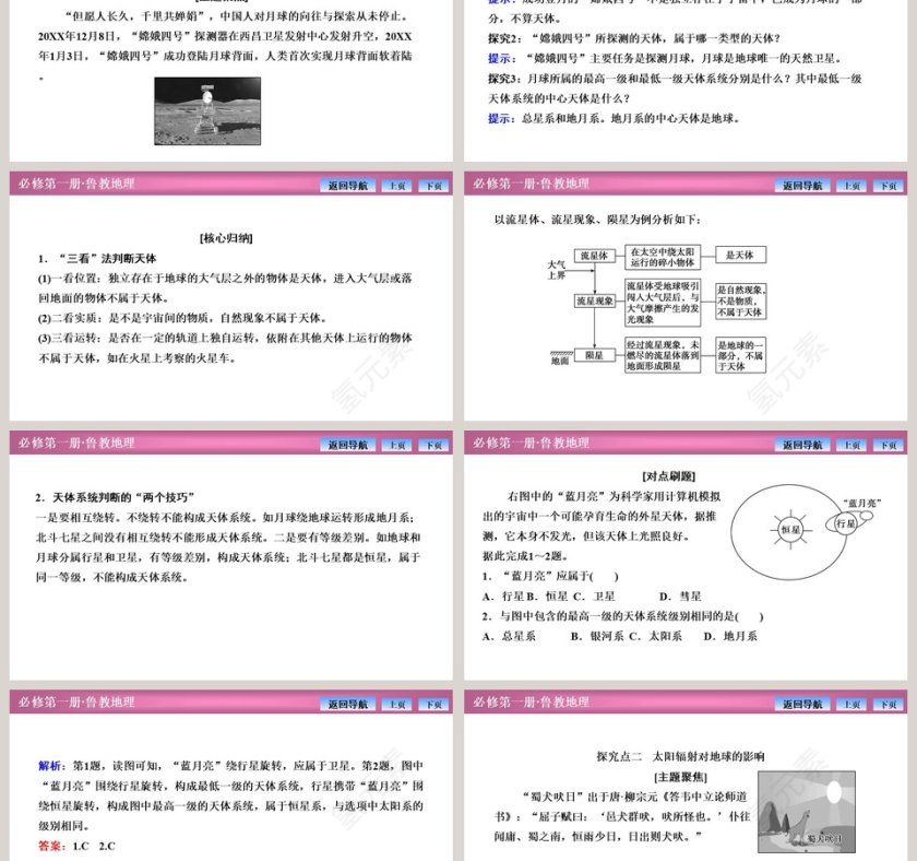 第一节地球的宇宙环境-第教学ppt课件第6张