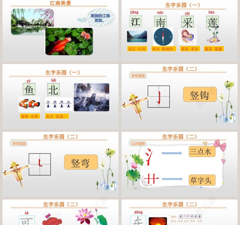 课文解析江南语文课件PPT第2张