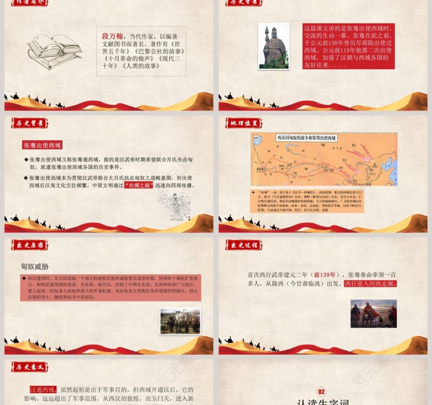 五年级语文课件PPT丝绸之路第2张