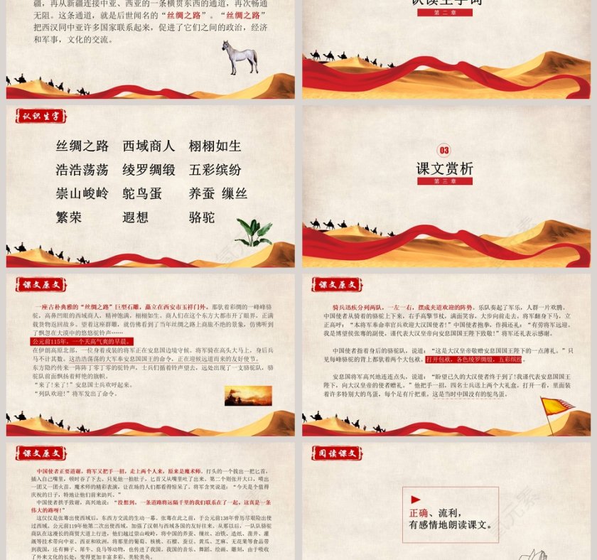 五年级语文课件PPT丝绸之路第3张