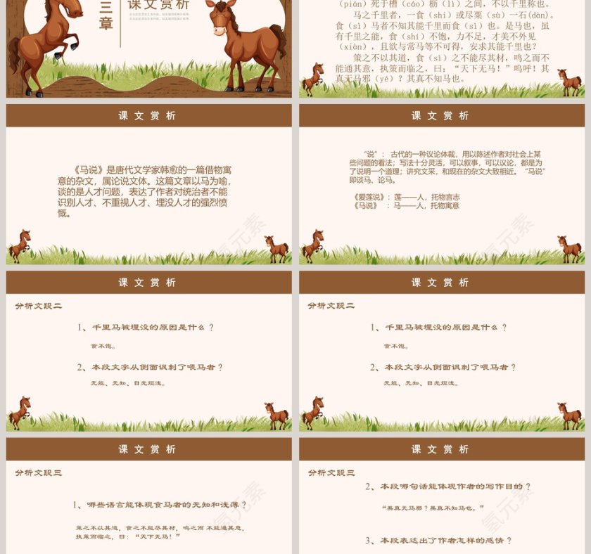 八年级语文课件《马说》PPT第3张