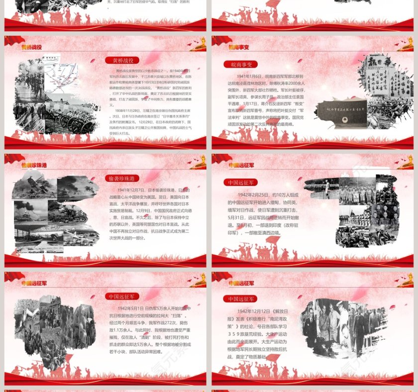 九一八勿忘国耻九一八事变纪念PPT模板第4张