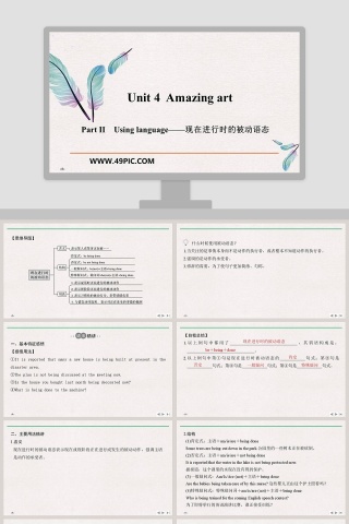 Unit 4  Amazing art-Part教学ppt课件