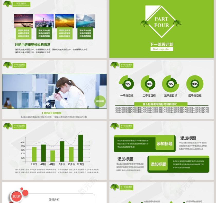 简洁实用框架完整年终总结汇报模板第5张