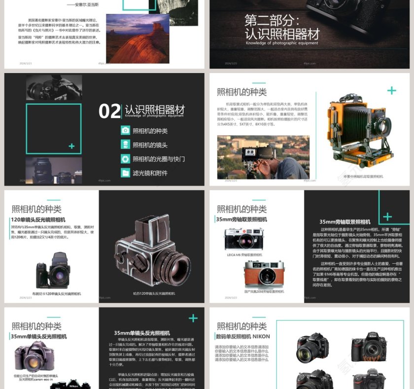 影视培训摄影基础培训PPT模板第3张