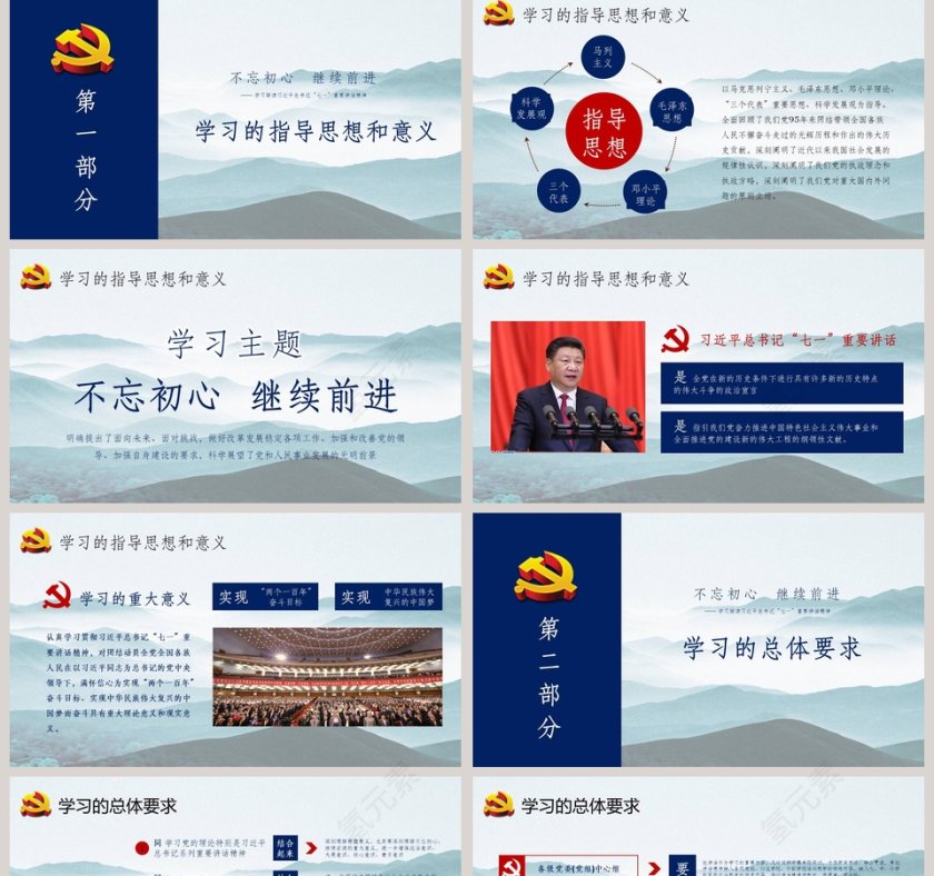 学习解读习近平总书记“七一”重要讲话精神PPT第2张