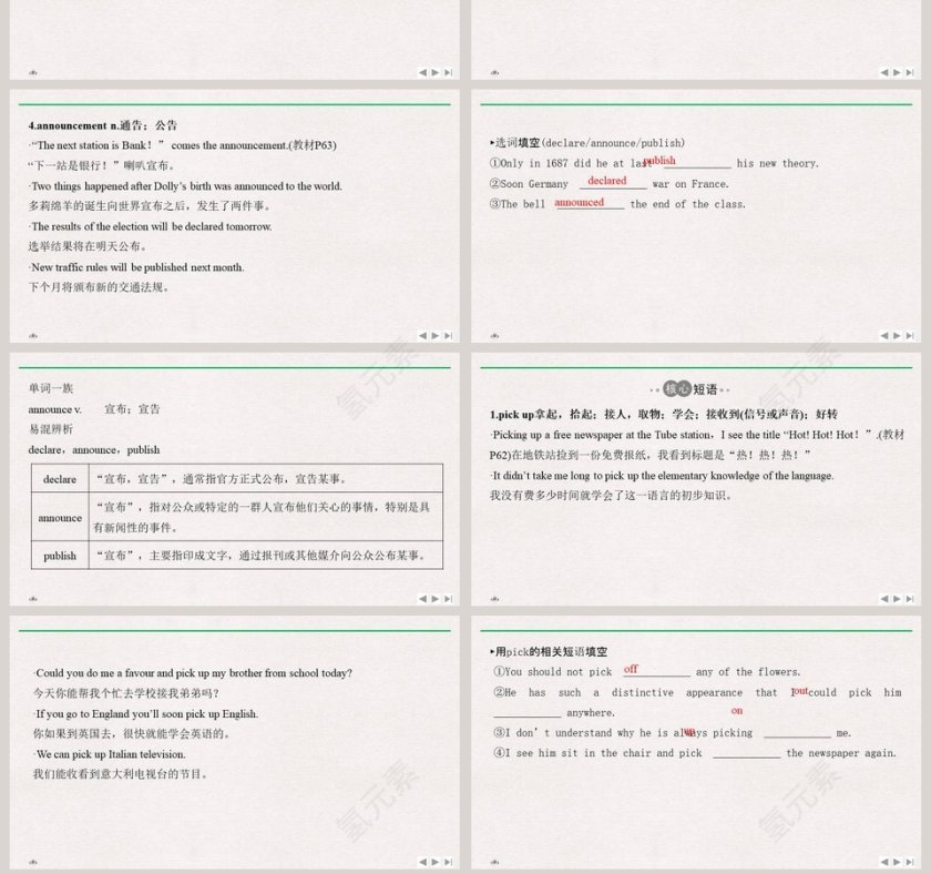 Unit 6-Disaster and Hope PPT模板下载 - 自然灾害与希望第7张