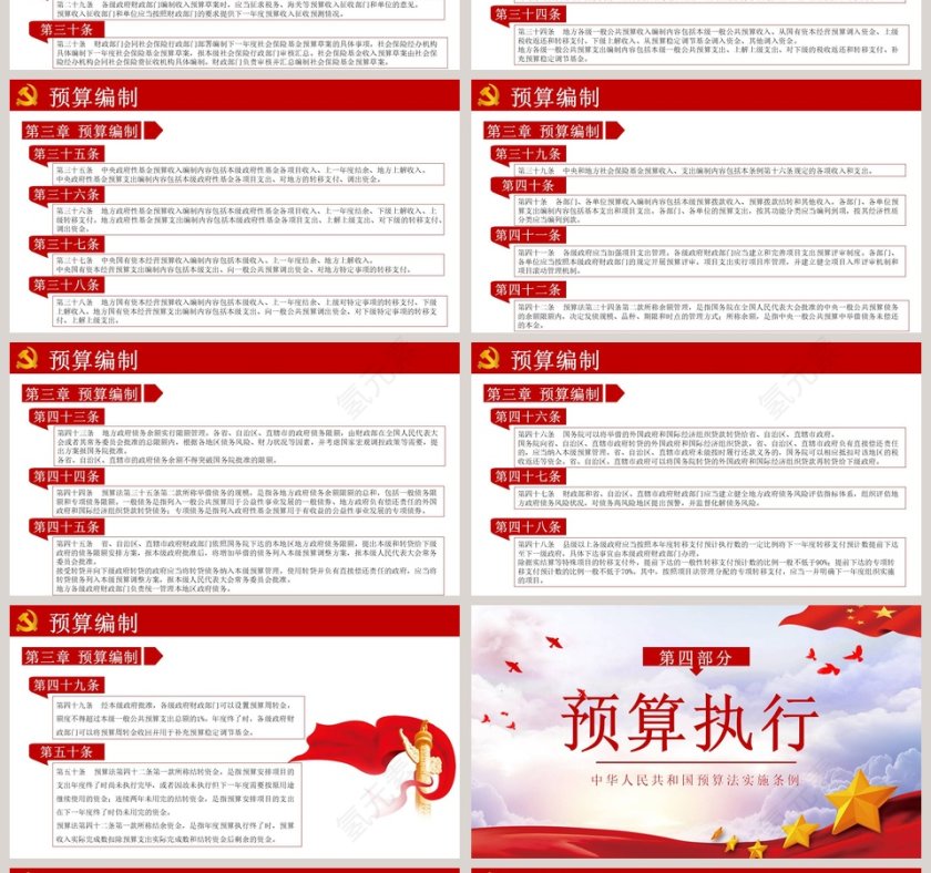中华人民共和国预算法实施条例解读PPT模板第4张