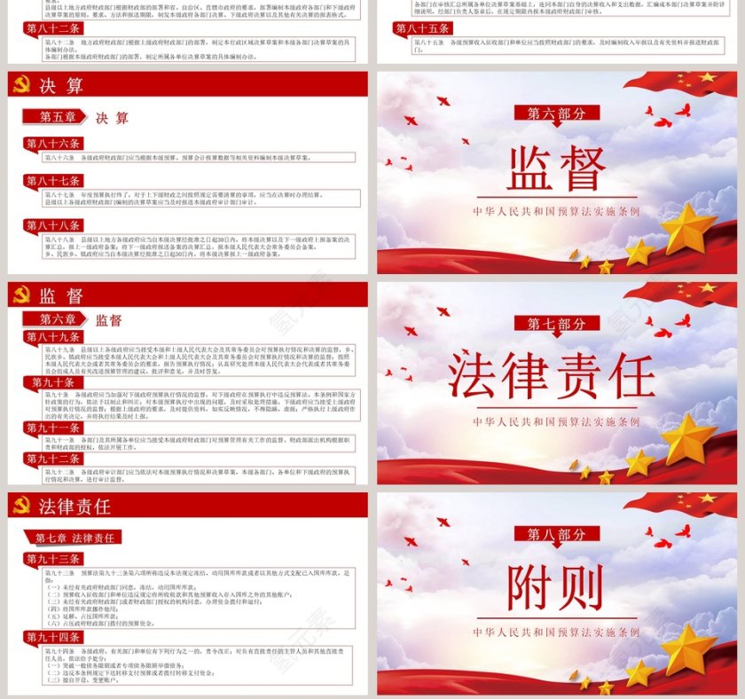 中华人民共和国预算法实施条例解读PPT模板第7张