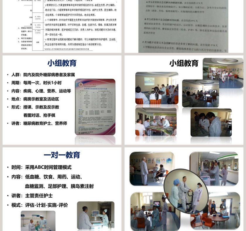 糖尿病患者健康教育经验分享ppt模板第9张