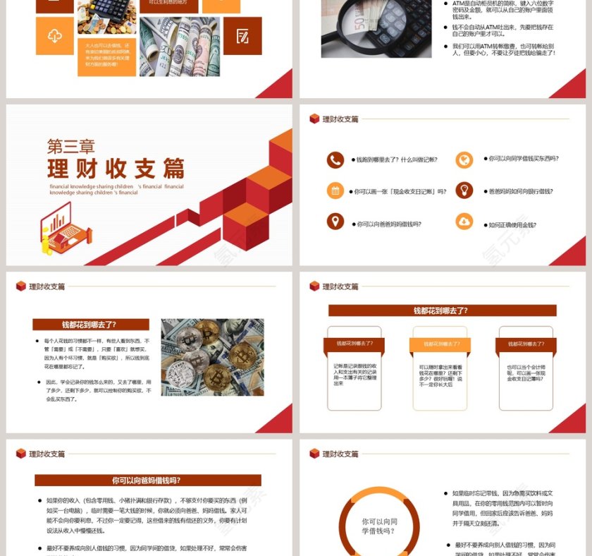 科学理财知识分享PPT模板第3张