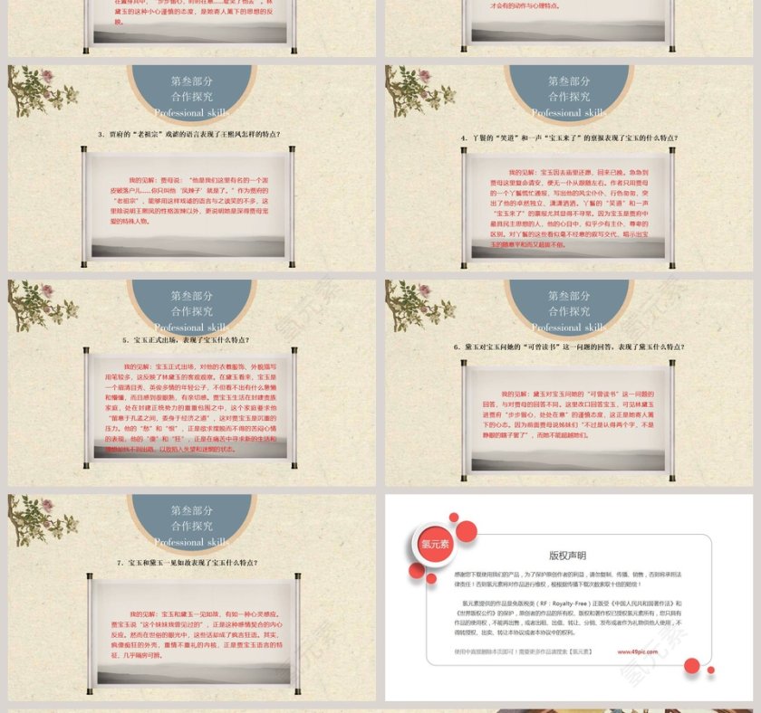 语文课件-黛玉进贾府PPT第4张