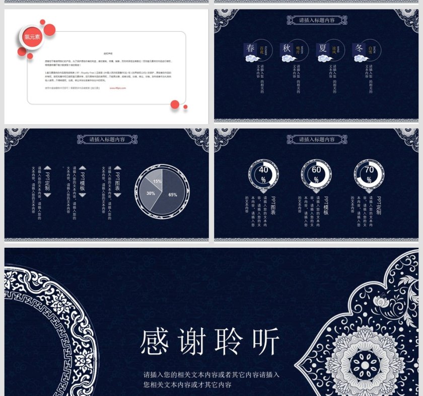 最爱中国风商业计划书PPT第5张