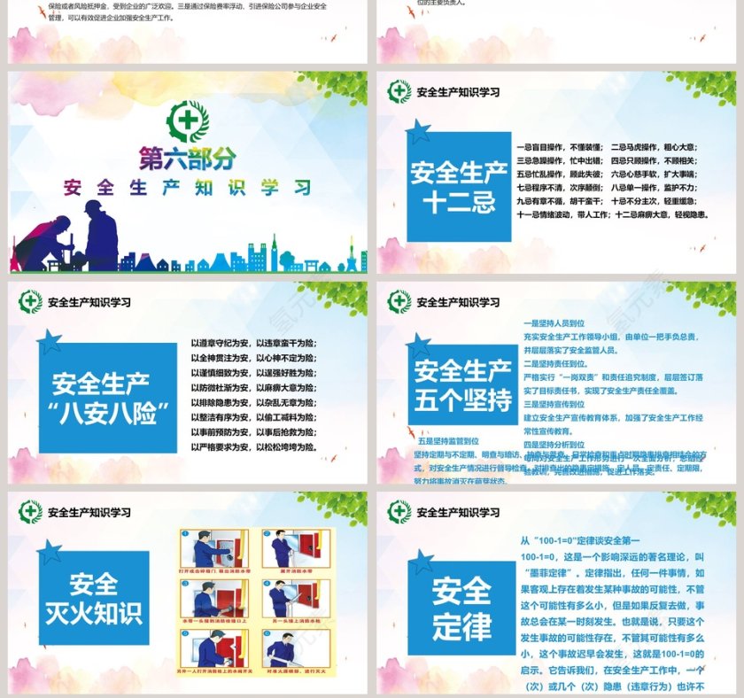 安全生产月主题模板第7张