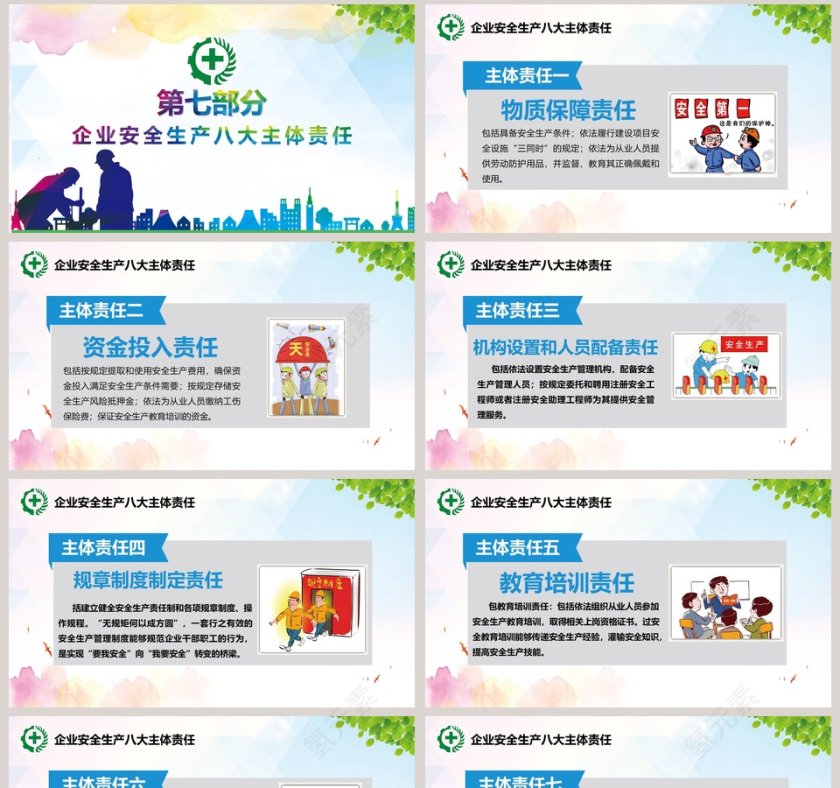 安全生产月主题模板第8张