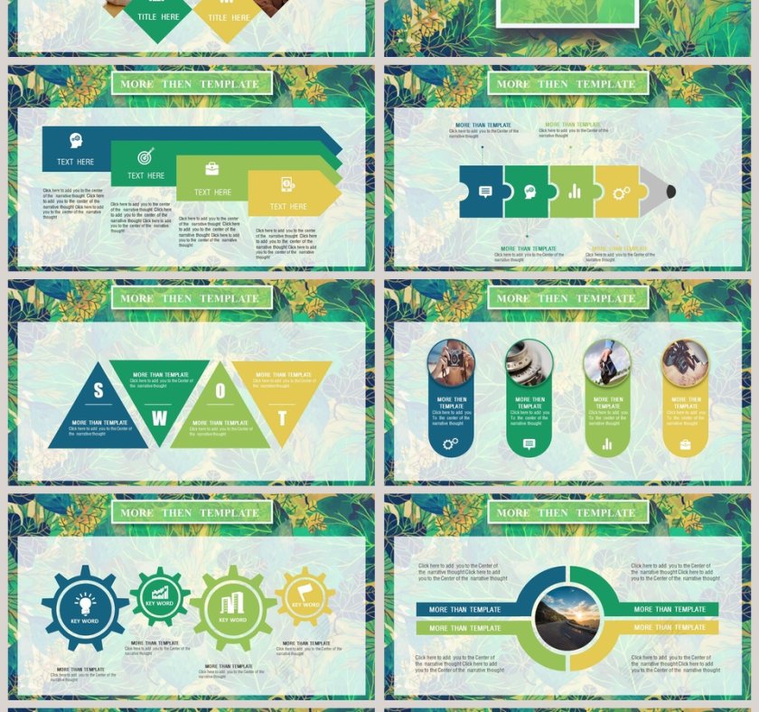 小清新森系总结通用模板第4张