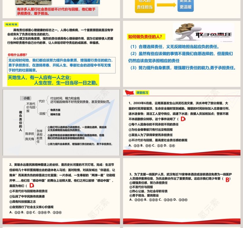 道德与法治部编版八年级 上册-第六课  责任与角色同在教学ppt课件第4张