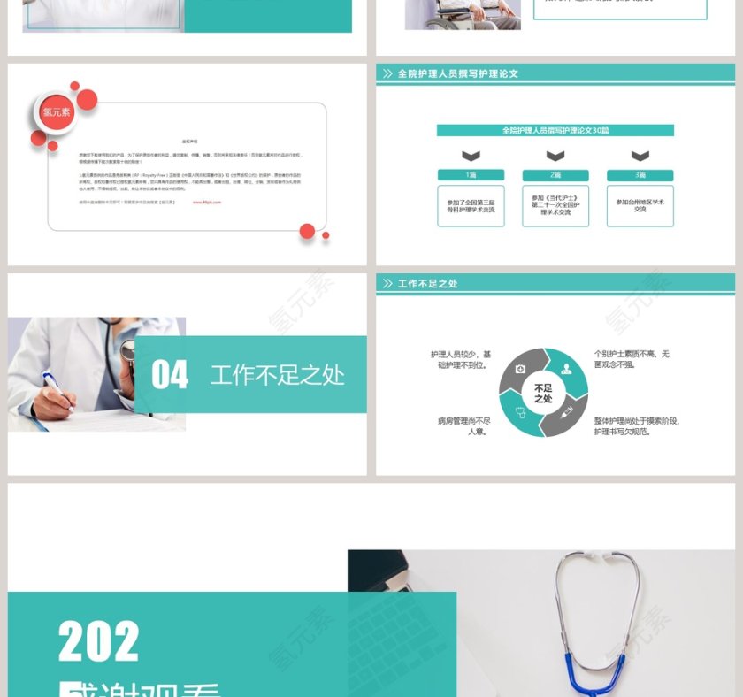 2019护士长年终述职报告ppt第4张