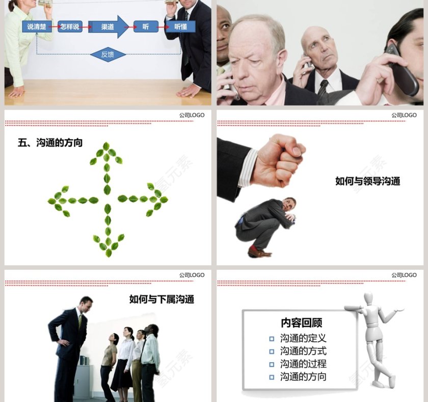 简约大气沟通技巧ppt课件第3张