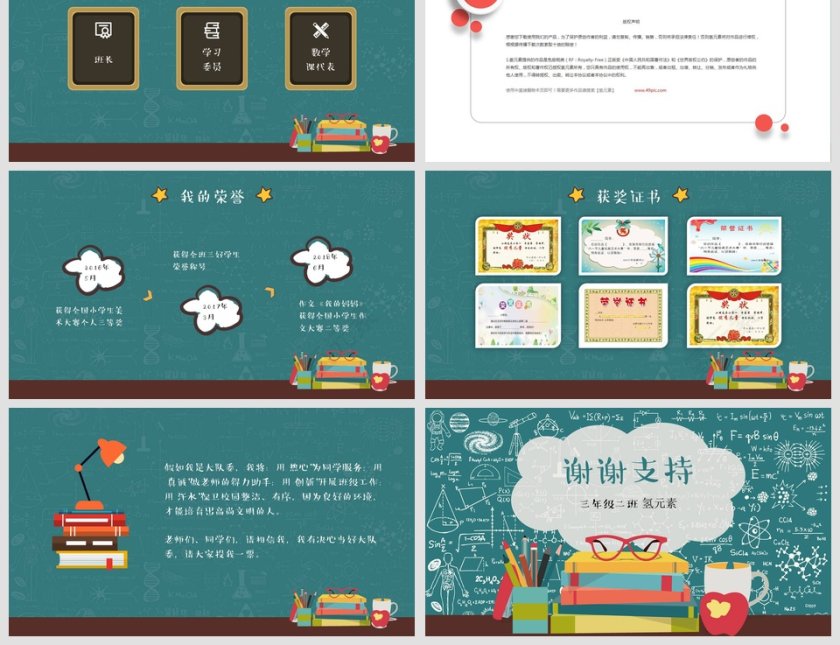 小学生班干部竞选自我介绍PPT模板第3张