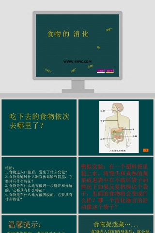 食物 的  消 化-口腔教学ppt课件