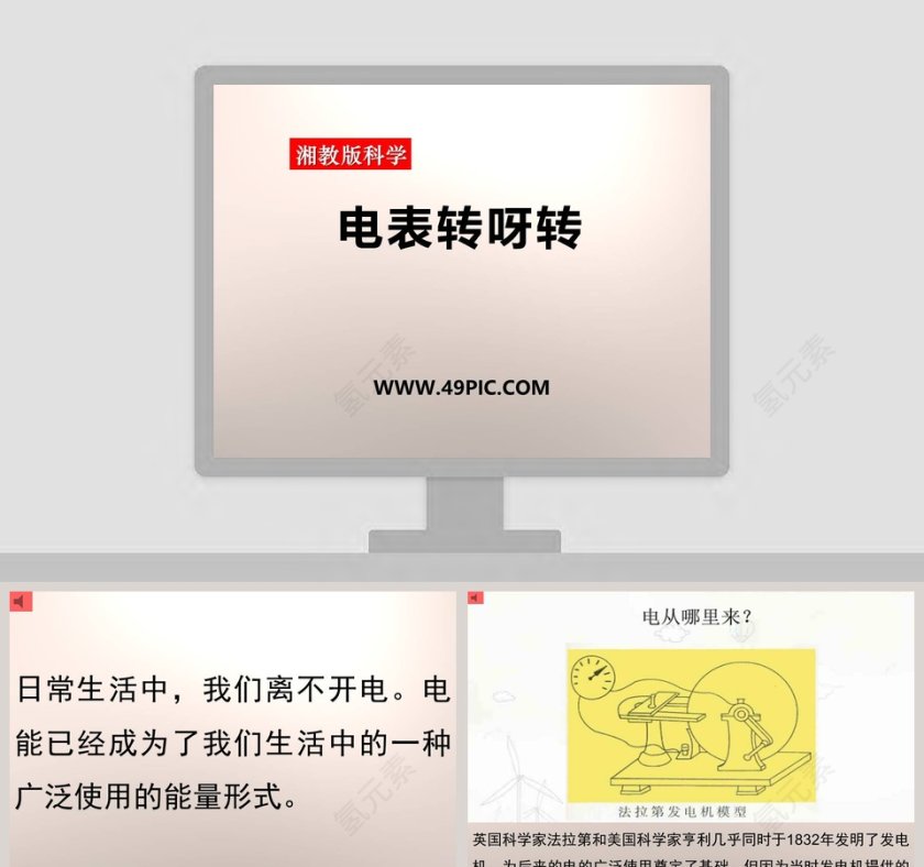 电表转呀转-湘教版科学教学ppt课件第1张